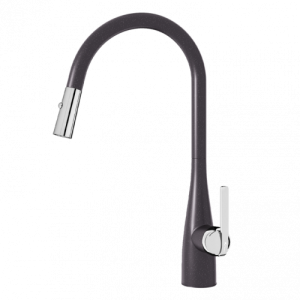 Vòi rửa bát dây rút Curva Black